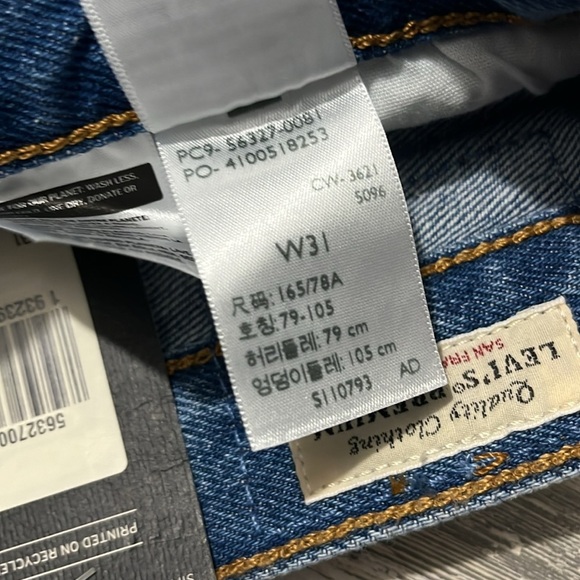 Levi’s 501 shorts size 31. NWT - Picture 8 of 13